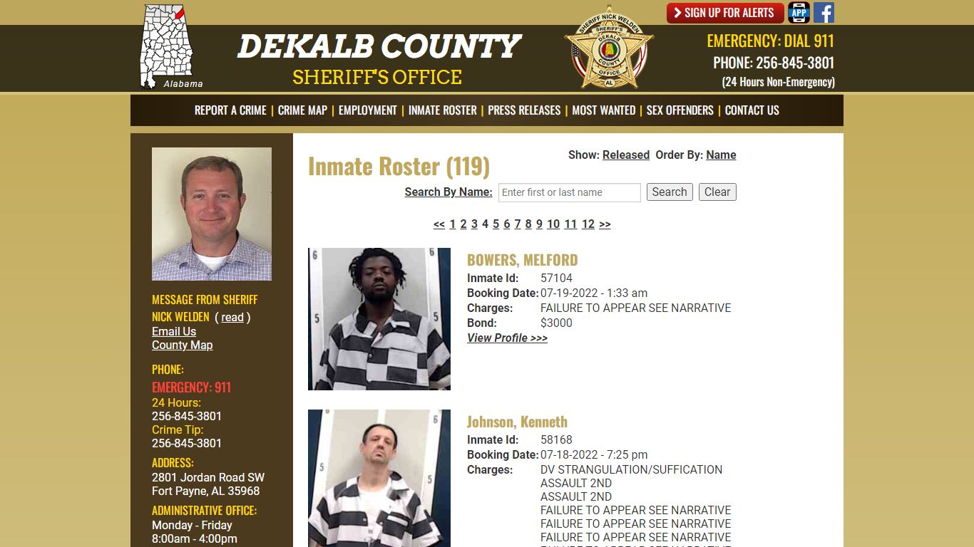Inmate Roster - DeKalb County Sheriff