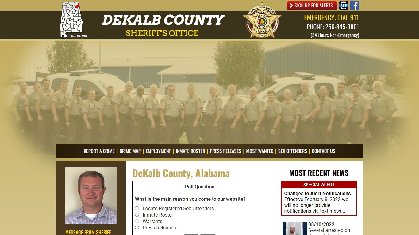 DeKalb County Sheriff's Office - Fort Payne, Alabama
